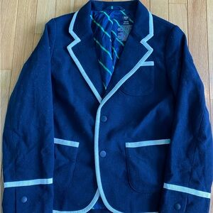 Rowing Blazers Target Kids Navy Jacket with White Accents Size L NWT